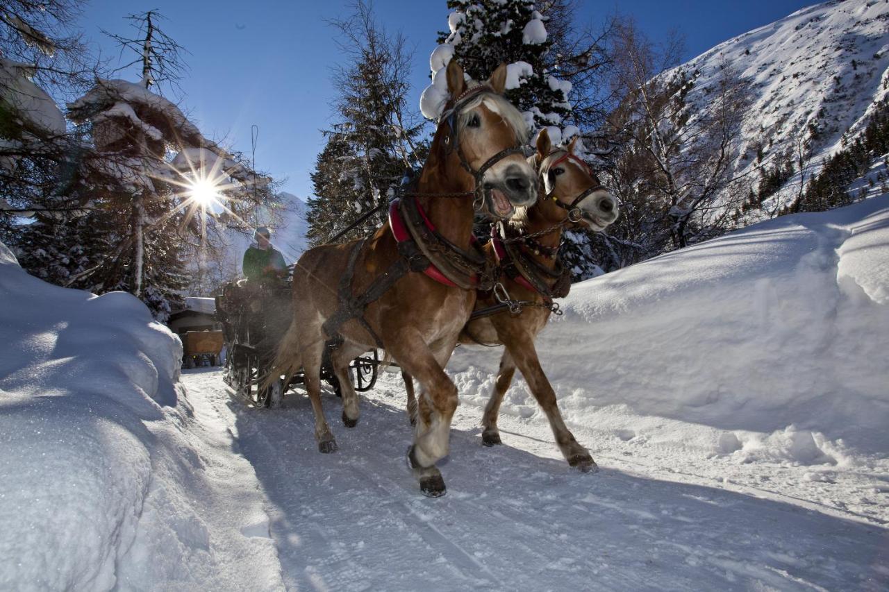 Alpenliebe Pitztal Daire Sankt Leonhard im Pitztal Dış mekan fotoğraf